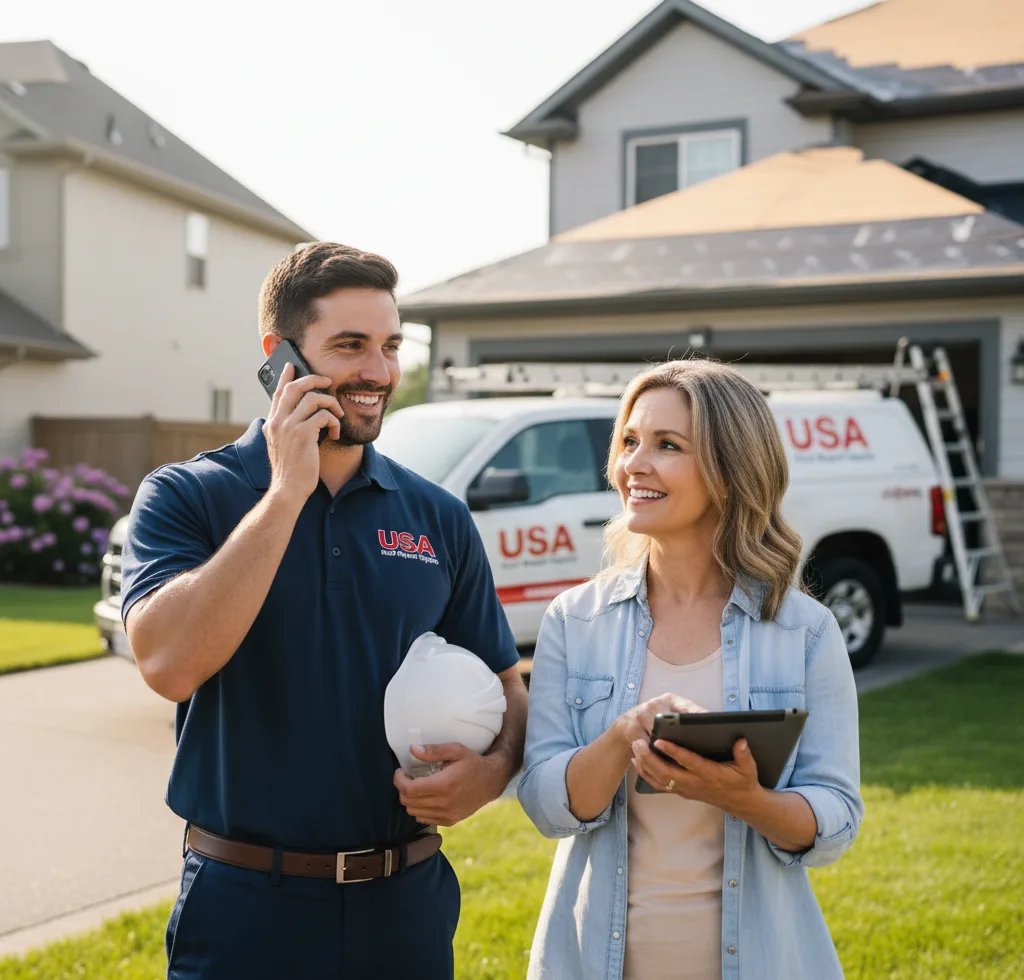 USA Roof Repair Experts customer support in Eau Claire